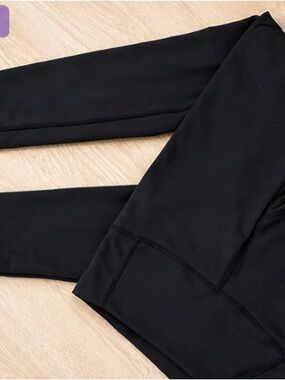 ETHOS Black Polyester/Spandex Athletic Top - M Tall